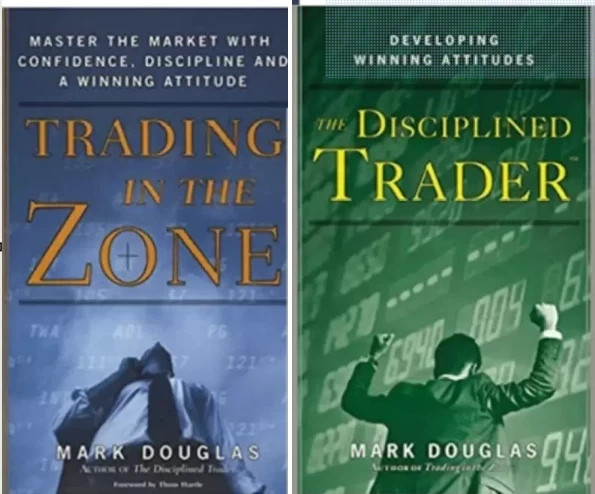 Trading In The Zone & The Disciplined Trader by Mark Douglas Paperback,,….