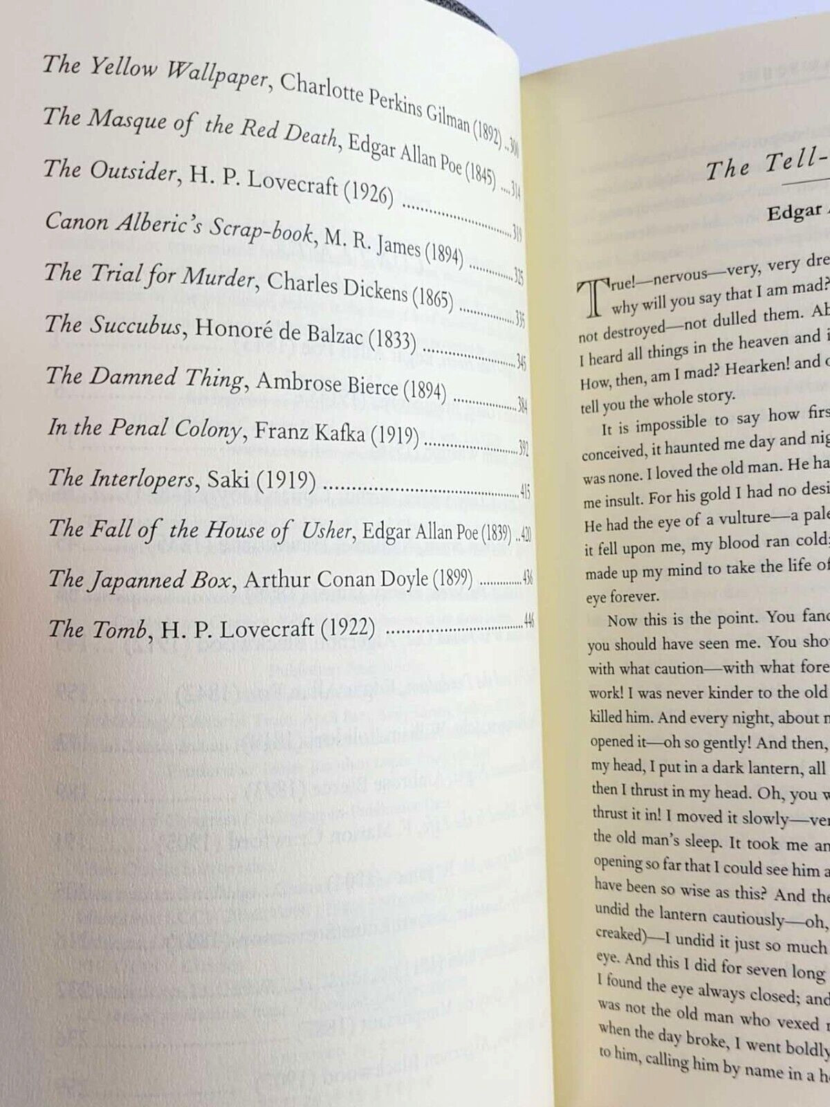 CLASSIC HORROR TALES Stoker Poe James Lovecraft … Flexi Bound Faux Leather NEW