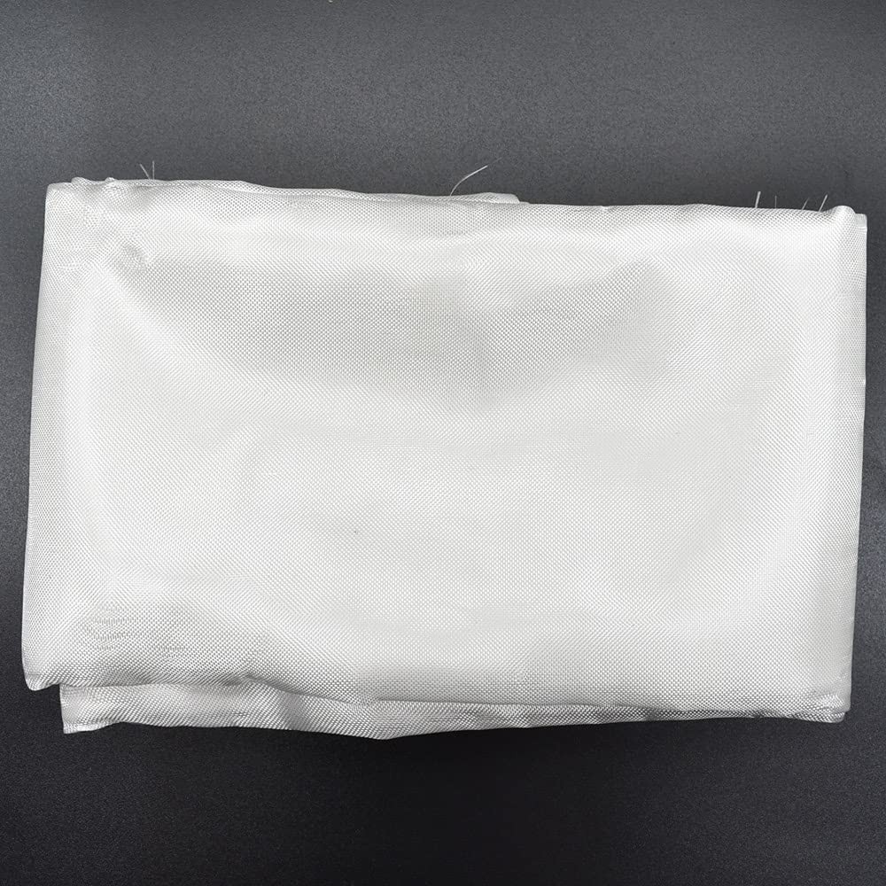 Fiberglass Cloth Mat 1.5oz 106x50in White Woven Mesh for Resin Repair Boat Auto