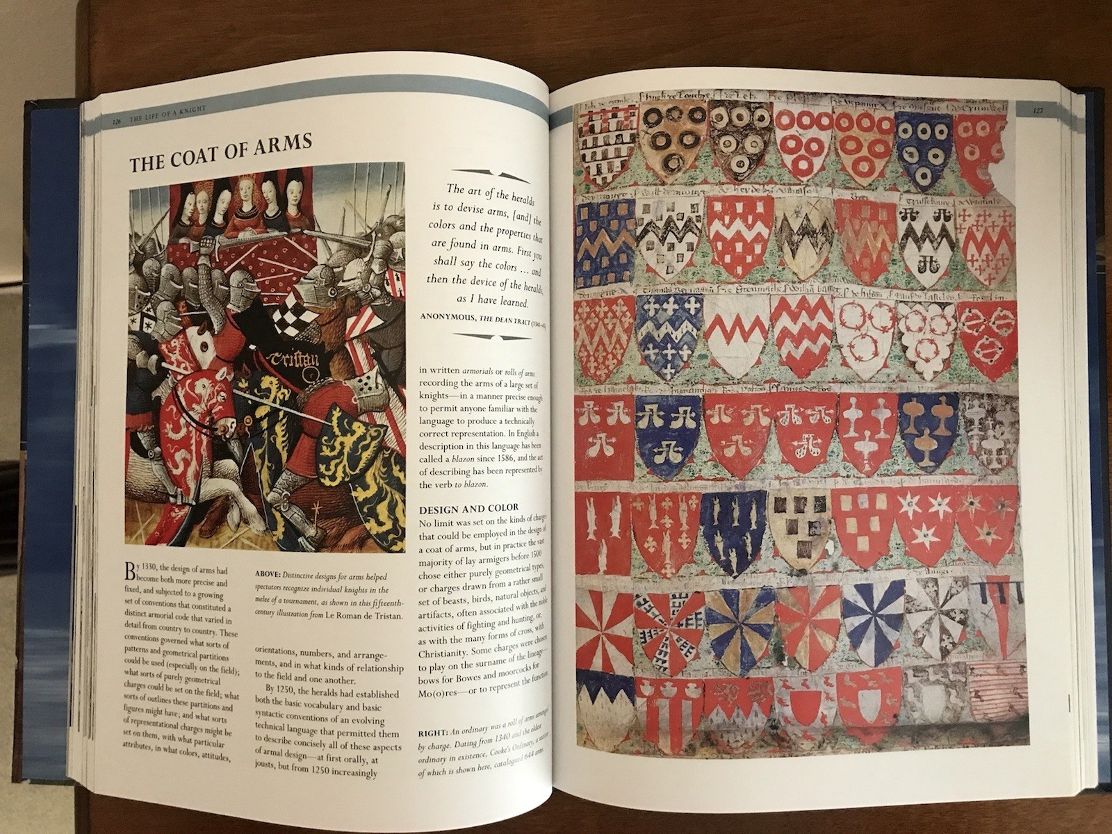 Knights • Heraldry Chivalry Combat Book Medieval Colorful Art 11” x 8.5” READ
