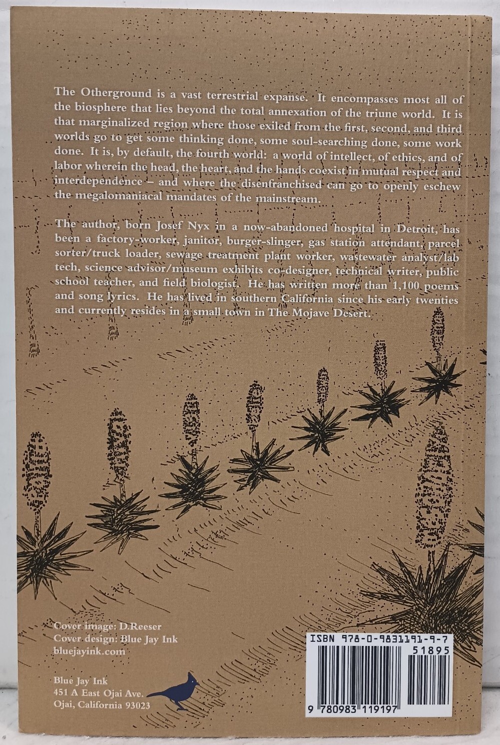 TALES FROM THE OTHERGROUND : Poems by Joseph Nicks (2014, Pb) * FREE SHIPPING *