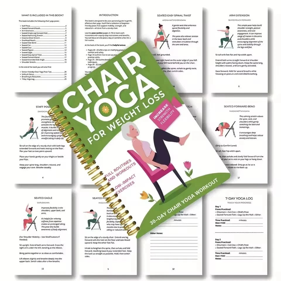 Chair Yoga for Weight Loss: a Collection of 50+ Low-Impact Exercises for Seniors