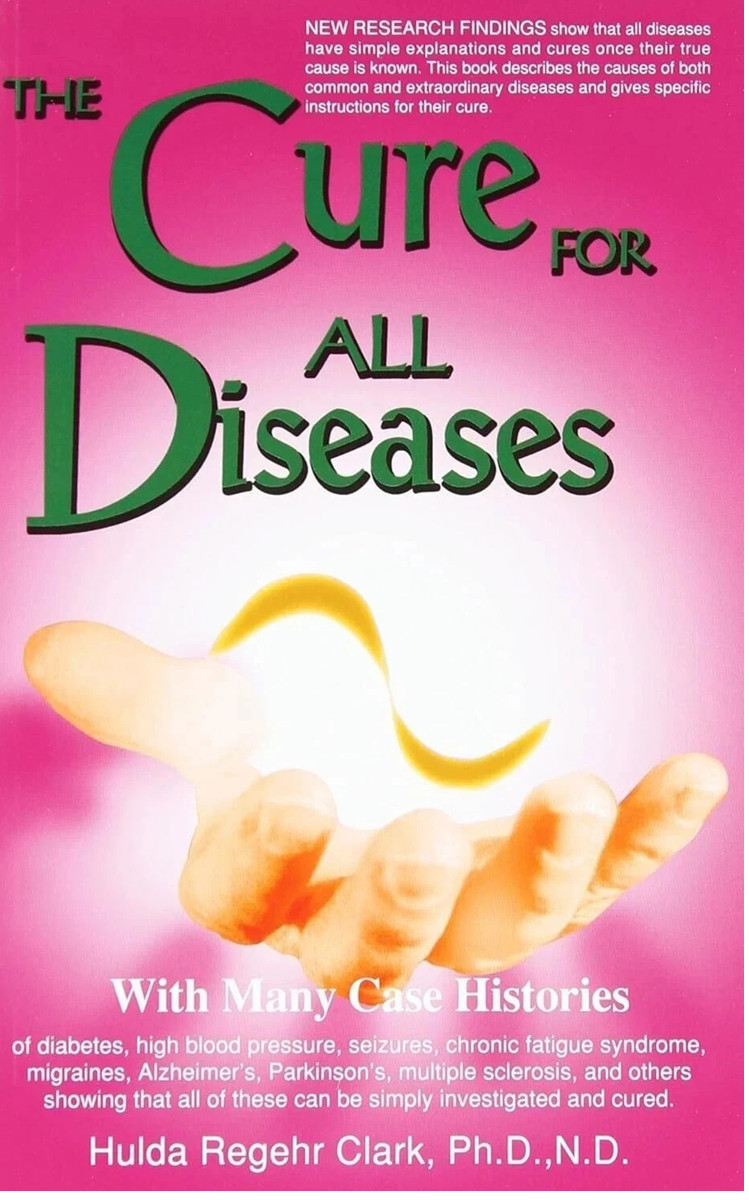 Cure for All Diseases : by Hulda Regehr Clark PAPERBACK Free Shipping USA ITEM
