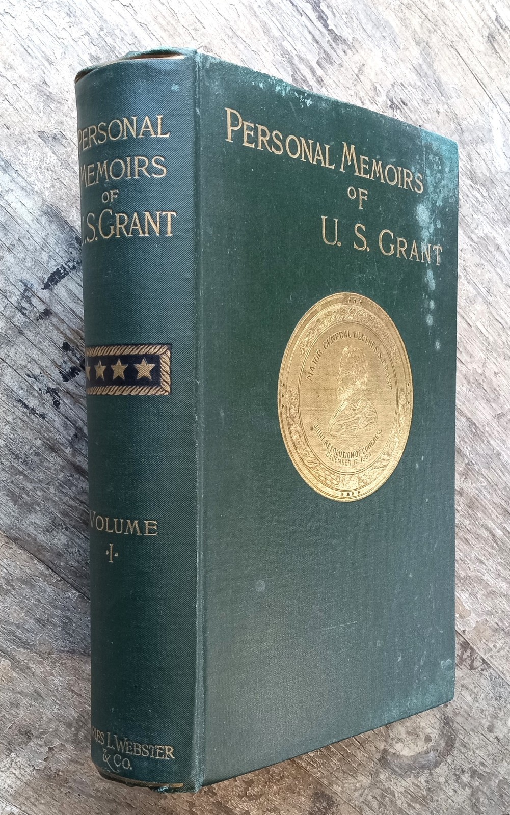 Personal Memoirs Of U.S. Grant ✬1885 Vol.I Antique HC✬ Ulysses Civil War Army