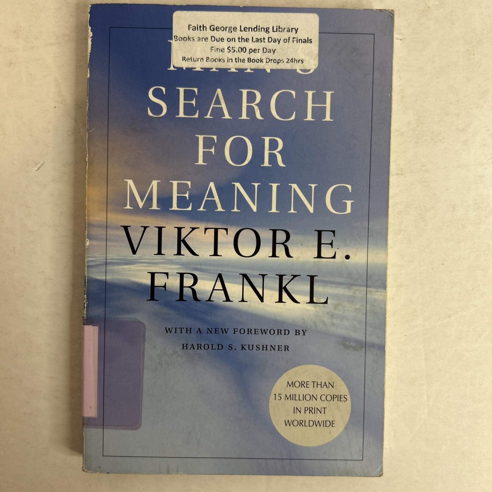 Man’s Search For Meaning by Viktor E. Frankl Paperback