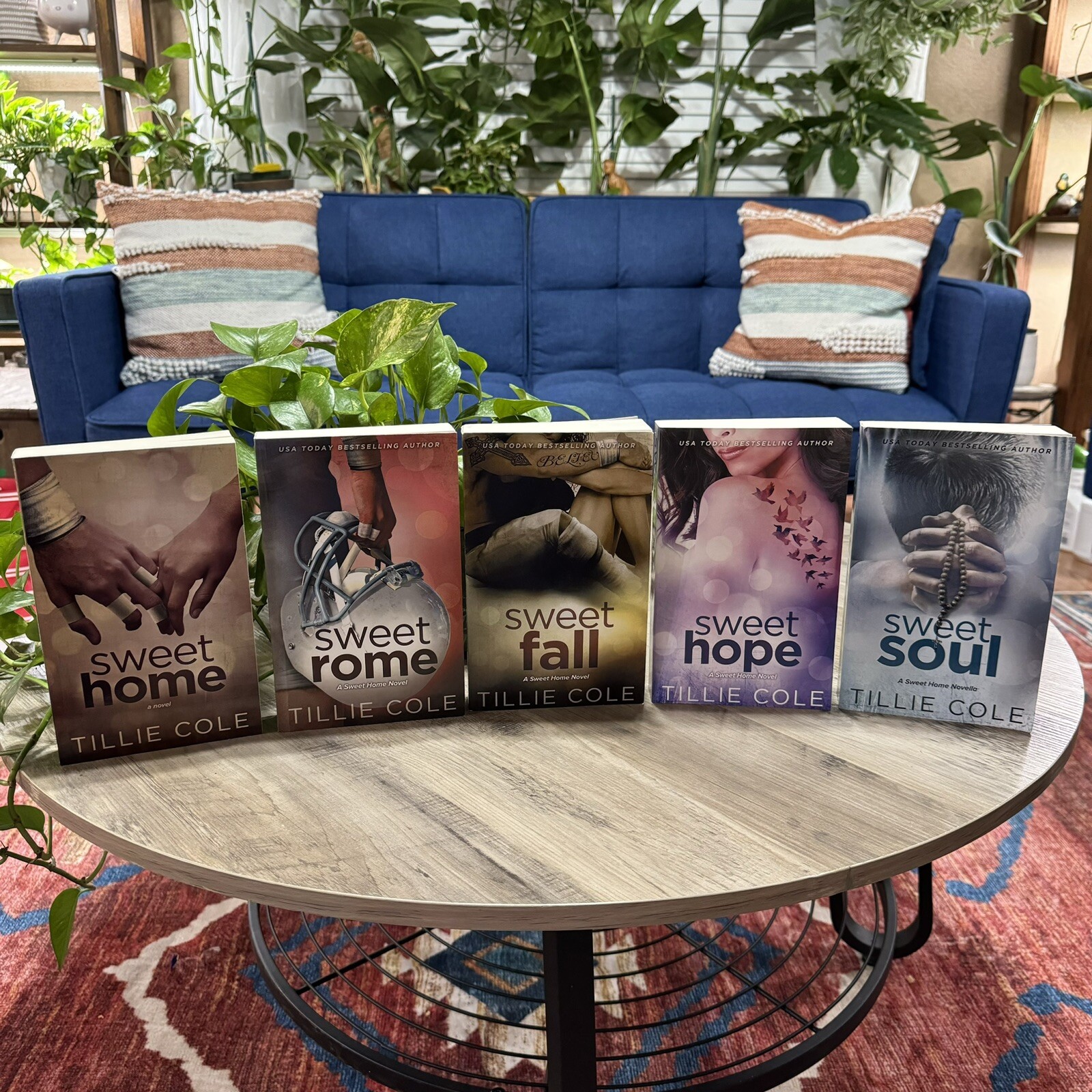 SIGNED Complete Sweet Home Series By Tillie Cole ( Home, Rome, Fall, Hope, Soul)