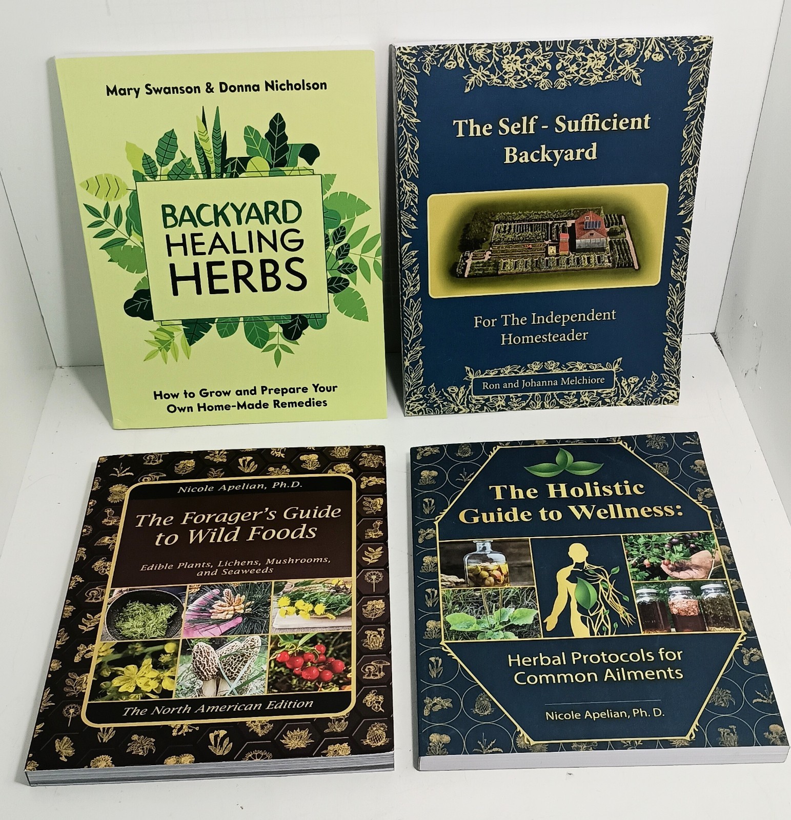 N. Apelian Holistic Guide To Wellness, Forragers Guide To Wild Food + 2 More!