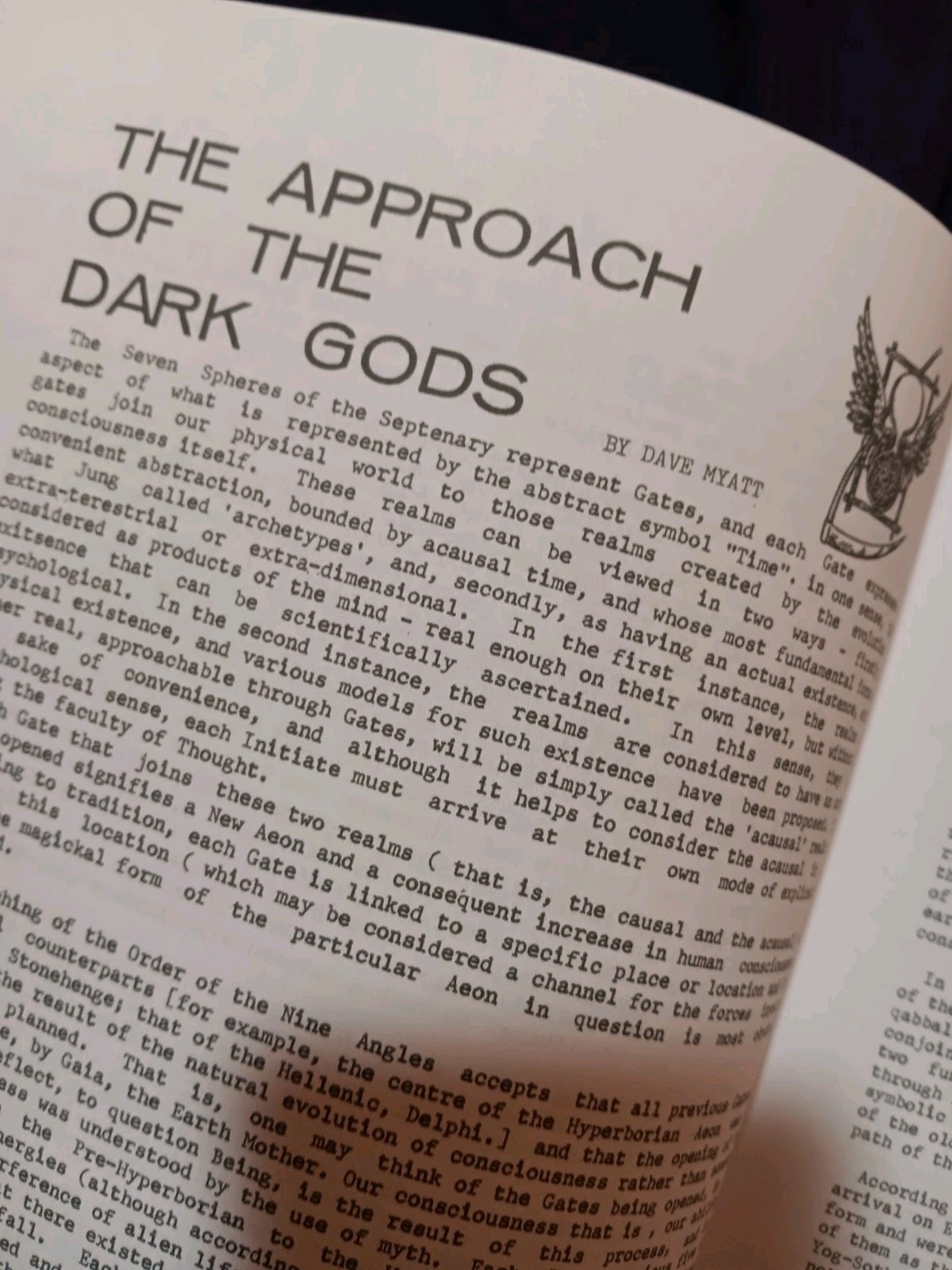 Sinister Zine Anthology 2.1*Rare MS* Order Of Nine Angles David Myatt Satanism