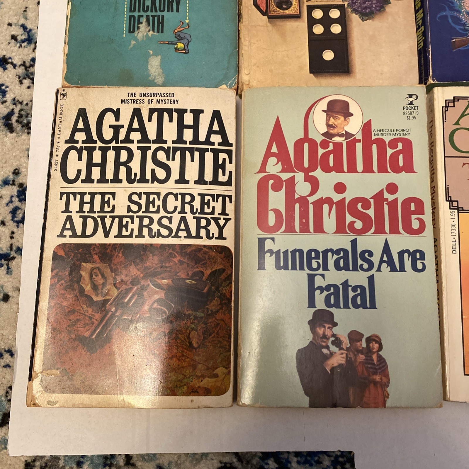 Lot of 8 AGATHA CHRISTIE Mysteries Paperback