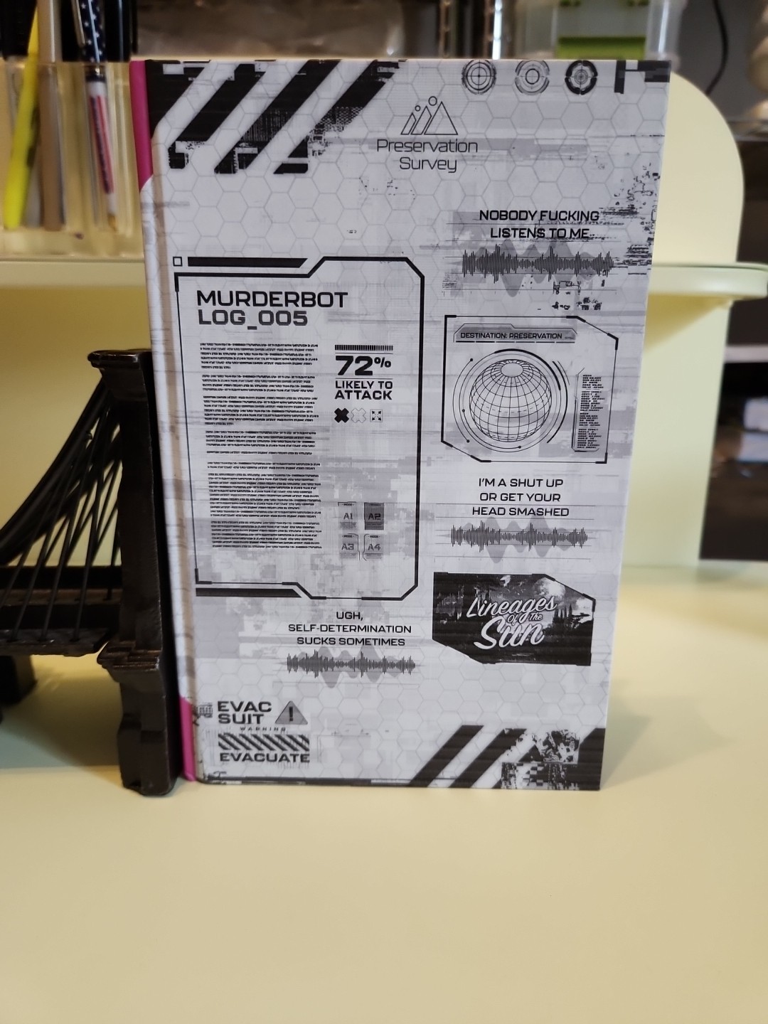 2020 FIRST EDITION THE MURDERBOT DIARIES HC COLLECTIBLE DECOR BOOK S6