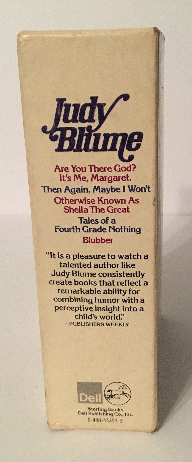Judy Blume 1970’s Vintage 5 Book Collection Box Set, Are You There God & More