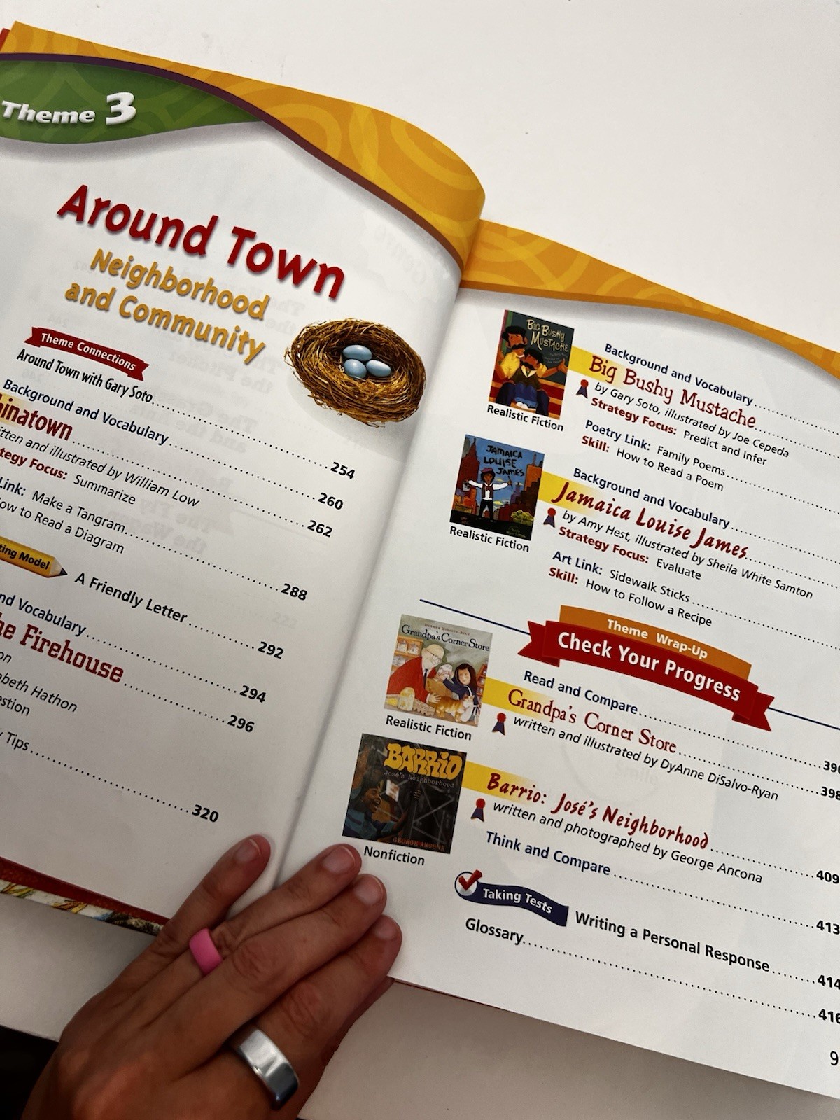 HOUGHTON MIFFLIN READING: Student Anthology Textbook Grade 2.1 Adventures – GOOD