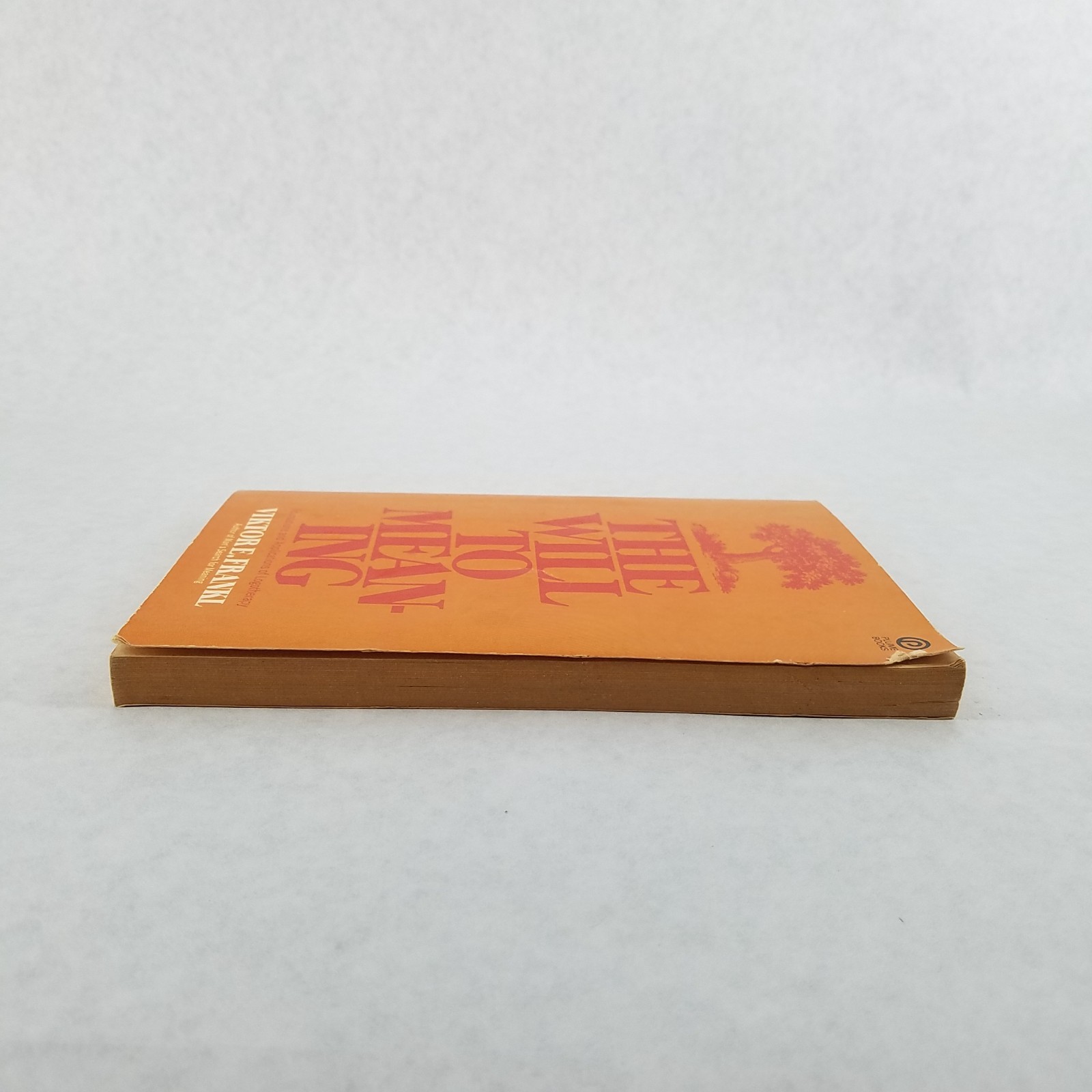 The Will To Meaning – Softcover by Viktor E. Frankl – w/ Original Receipt